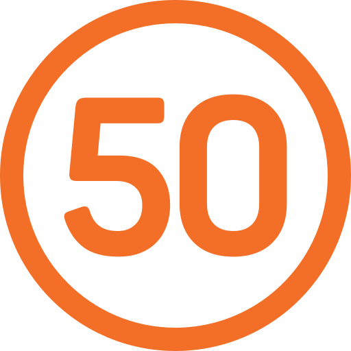 Image showing number 50